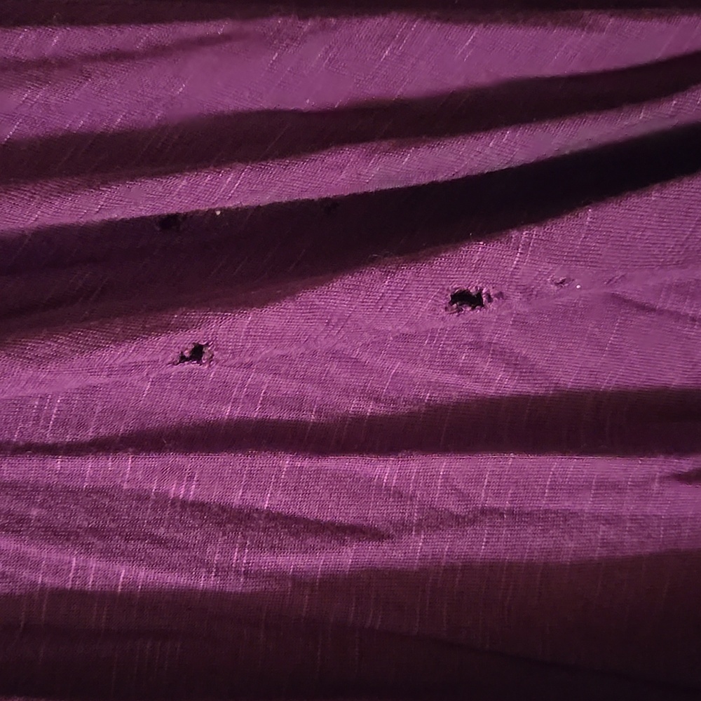 Purple Angel Wing Women's Top Size Large: C - Picture 5 of 8